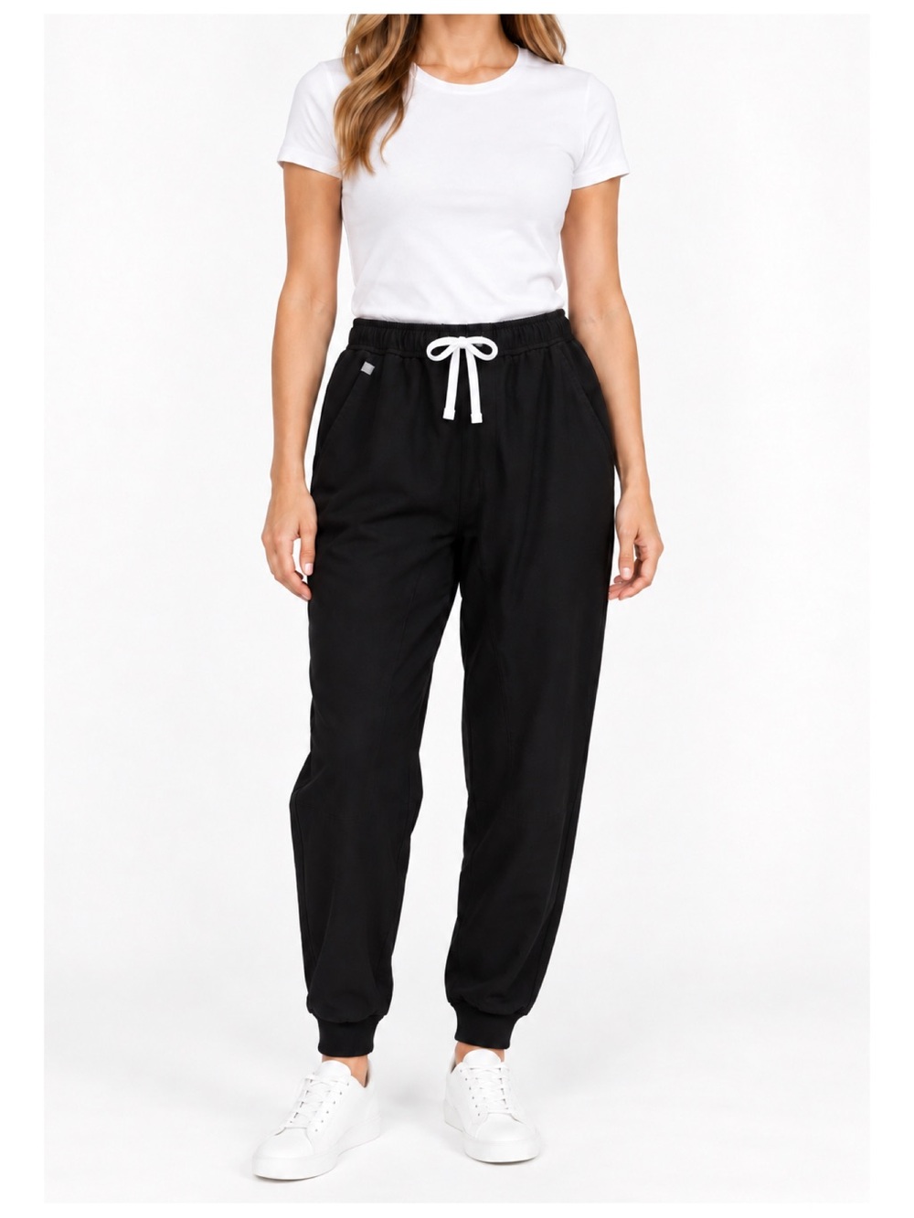 Figs Tapered Leg Scrub Pants Women's XL Black
